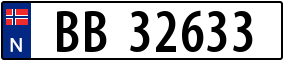 Truck License Plate